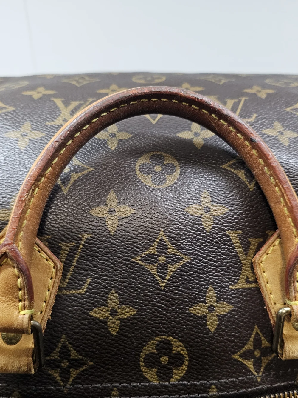 Louis Vuitton Monogram Canvas Speedy Handbag in Brown 30cm - Picture 7 of 15